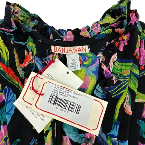 BANJANAN Chandra Silk Dress XS - Picture 6 of 12